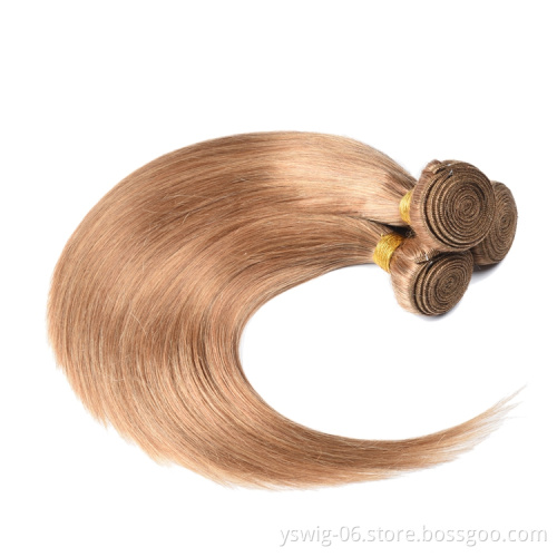 Wholesale Bundle Virgin Brazilian Hair Vendors, Raw Brazilian Virgin Hair, 27# Straight 10a Mink Brazilian Virgin Hair Bundles